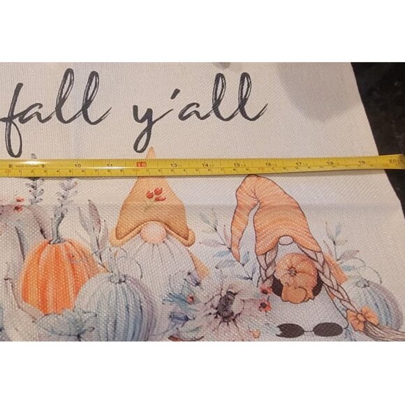 Gnome Pillow Cover Fall Decor Thanksgiving Farmhouse Cottage Accent Throw Case - Picture 7 of 8